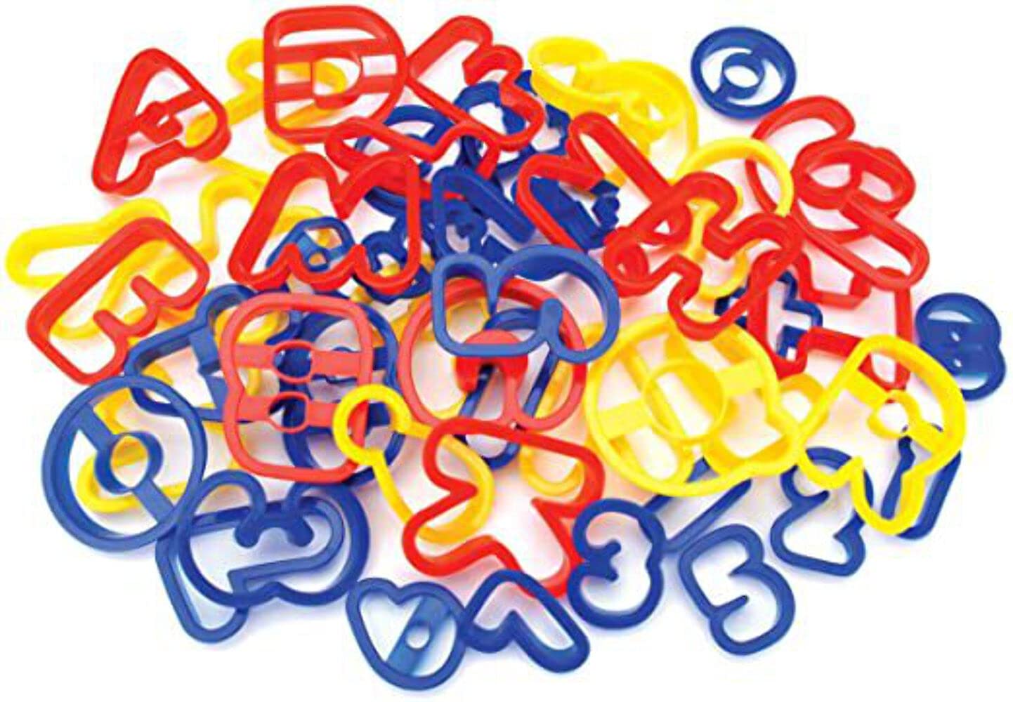 Amazon｜WILTON(ウィルトン) ABC&カッターセット50pc カラフル 9cm